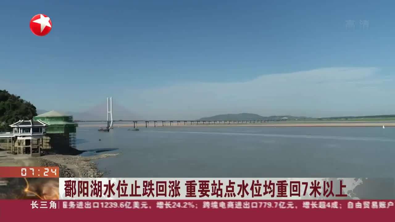 「鄱阳湖水位持续回升」鄱阳湖为何如此干旱？